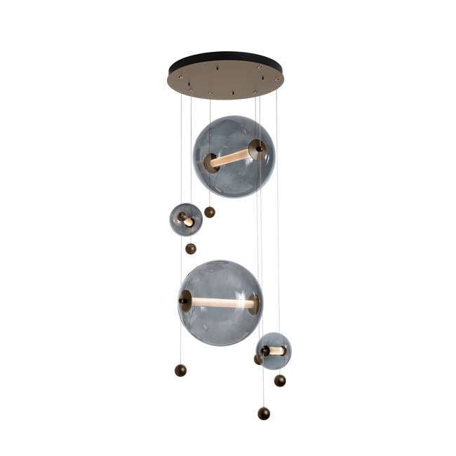 Abacus Round Multi Light Pendant