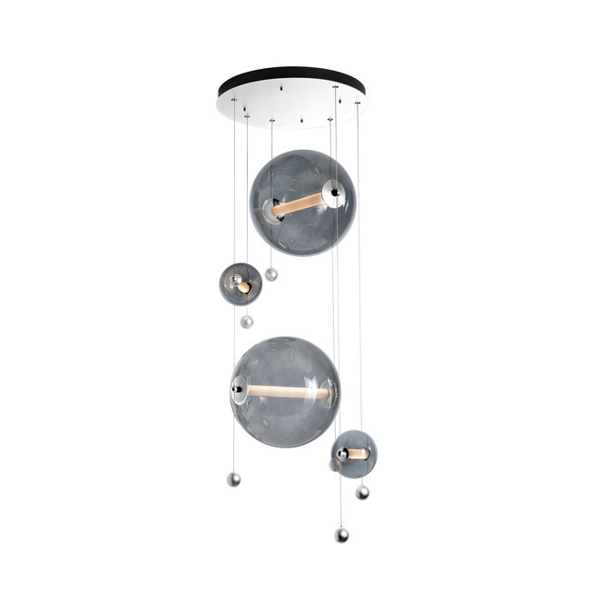 Abacus Round Multi Light Pendant
