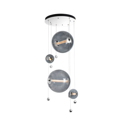 Abacus Round Multi Light Pendant