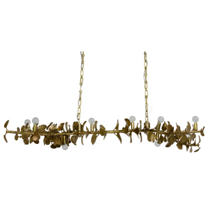 Eucalyptus Leaf Linear Chandelier