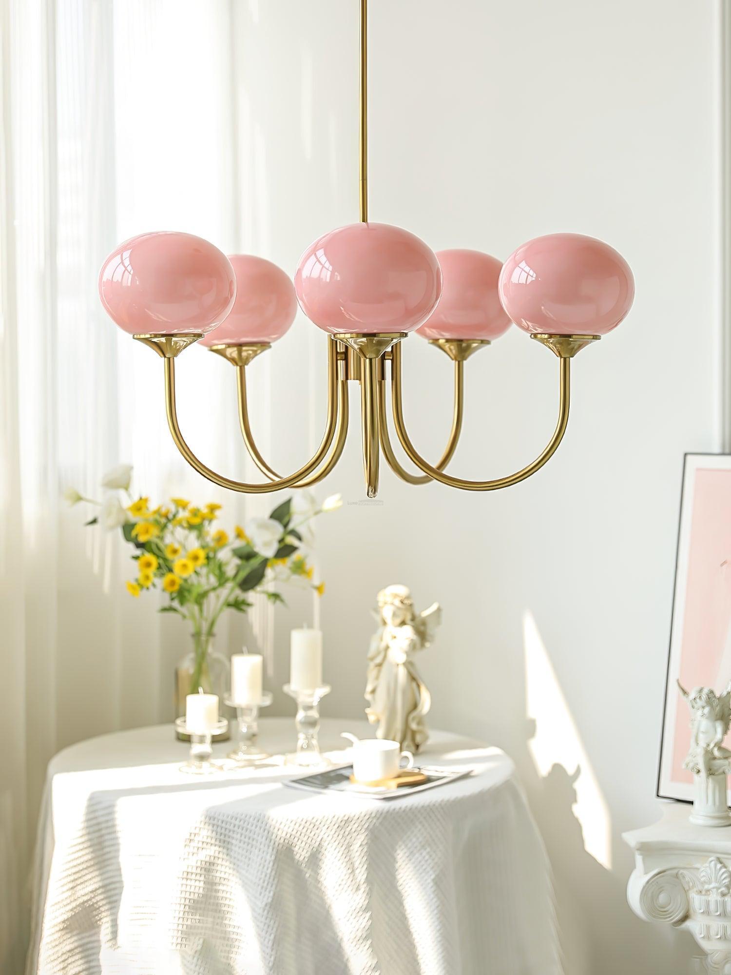 Marshmallow Chandelier 18''  26''-Sylvia Space