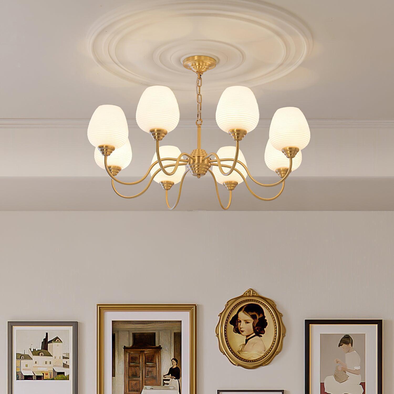 Endon Alton Chandelier with 3/5/8 heads-Sylvia Space