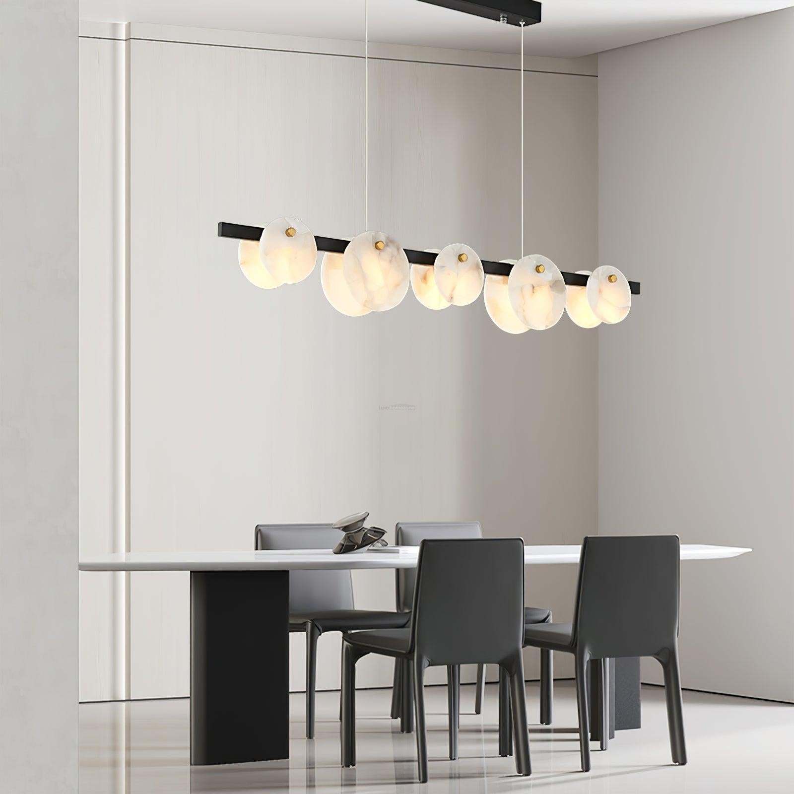 Trinidad Linear Dining Room Chandelier-Sylvia Space