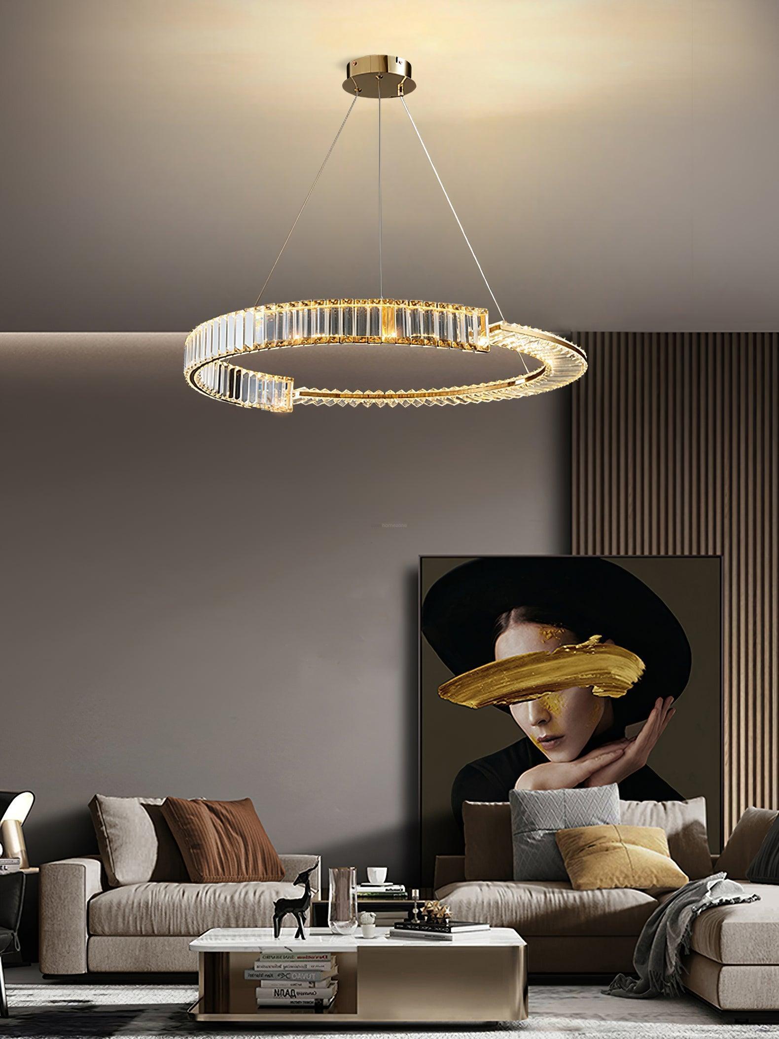 Stella Round Chandelier-Sylvia Space