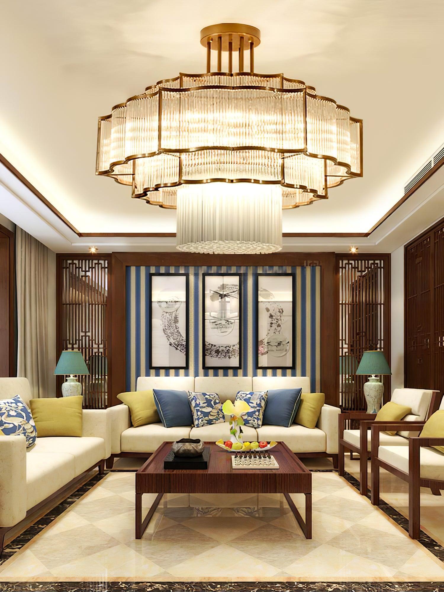 Pharo Ii Chandelier  ∅ 23.6″~39.4''-Sylvia Space