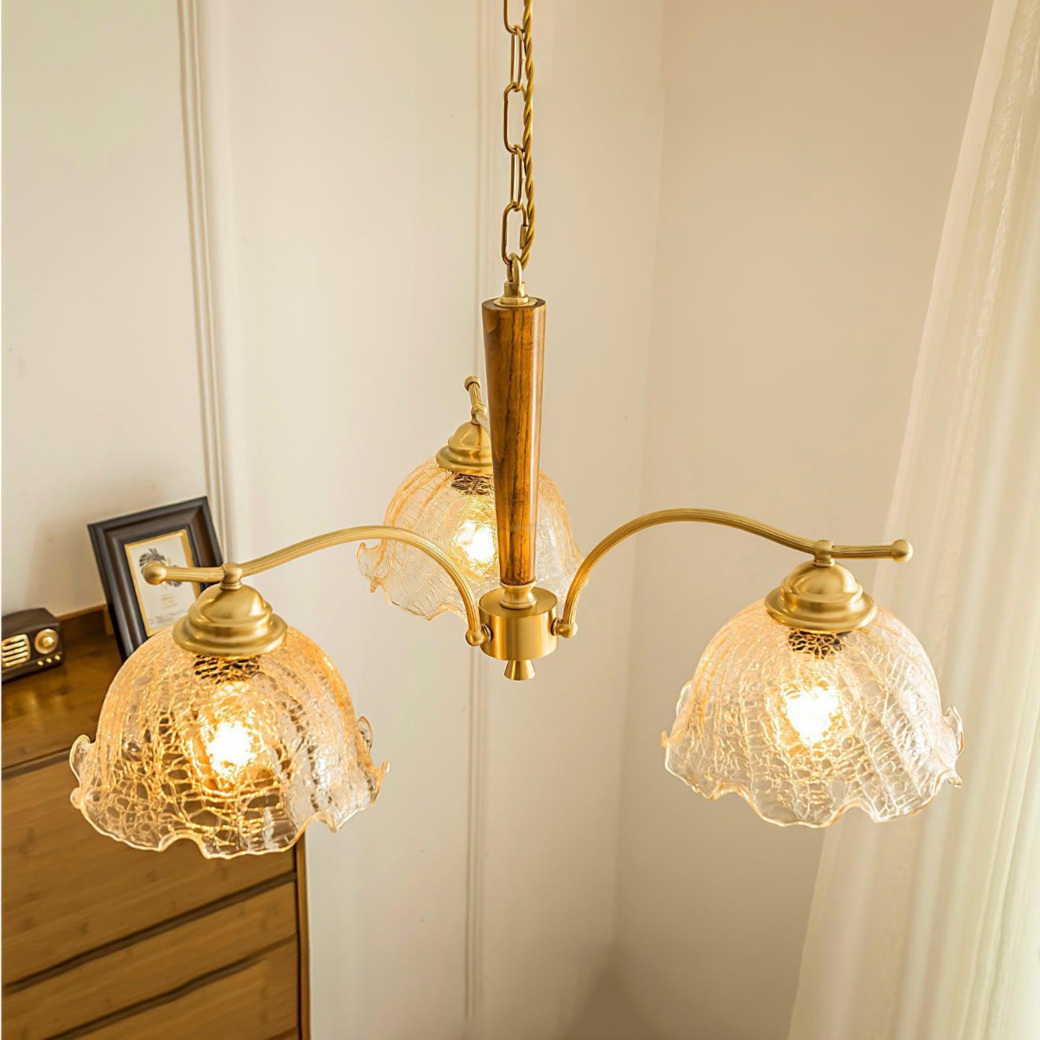 Crack Flower Chandelier ∅ 11.8″-Sylvia Space