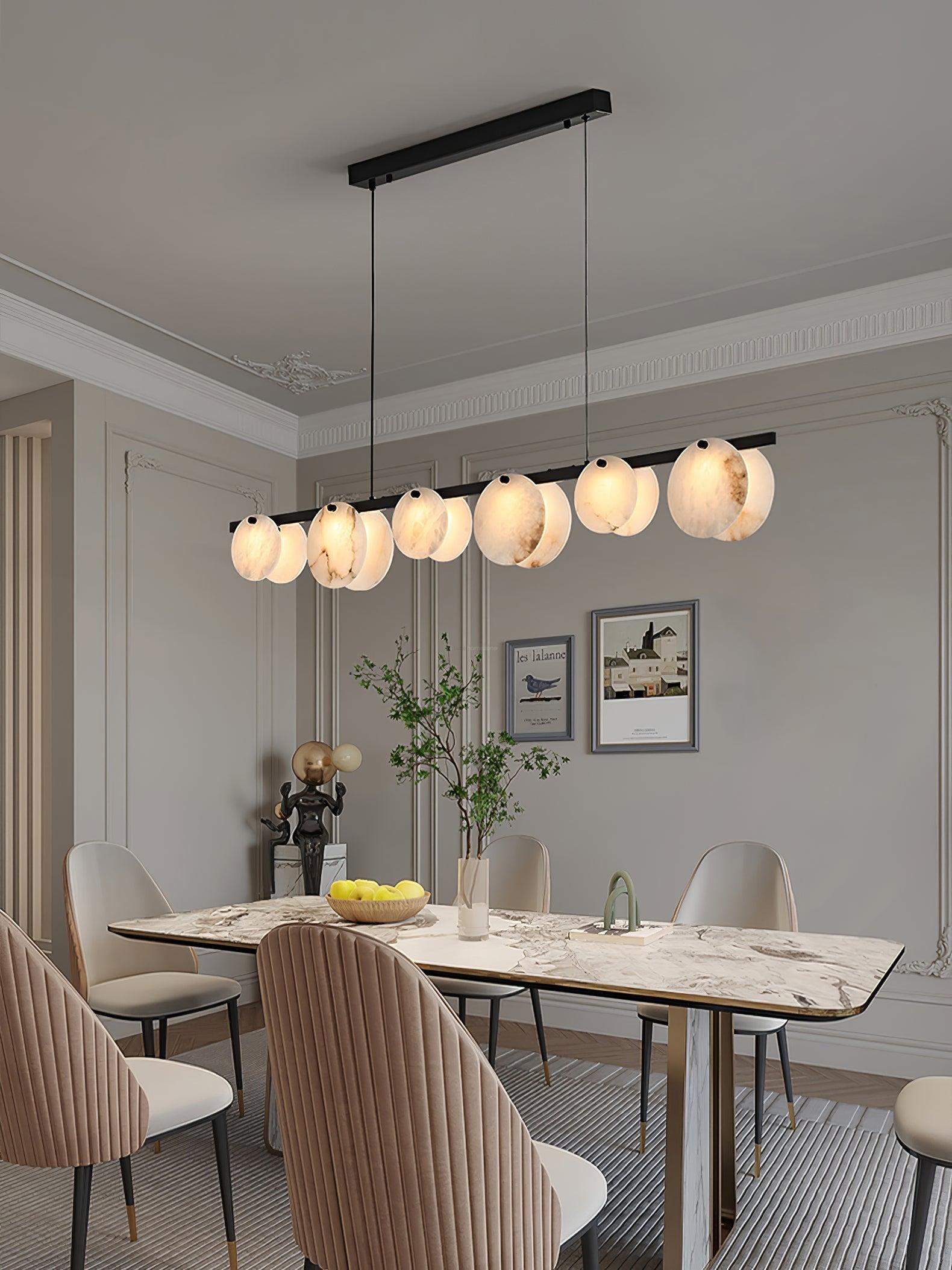 Trinidad Linear Dining Room Chandelier-Sylvia Space