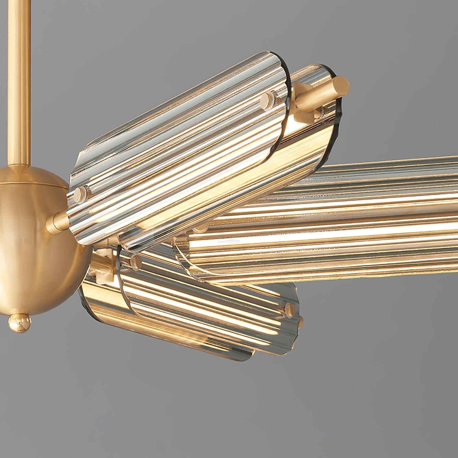 Sputnik Brass Chandelier with 6/8/10 heads-Sylvia Space