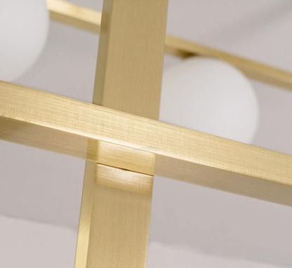 Mondrian Glass Ceiling Light L 47.2″-Sylvia Space