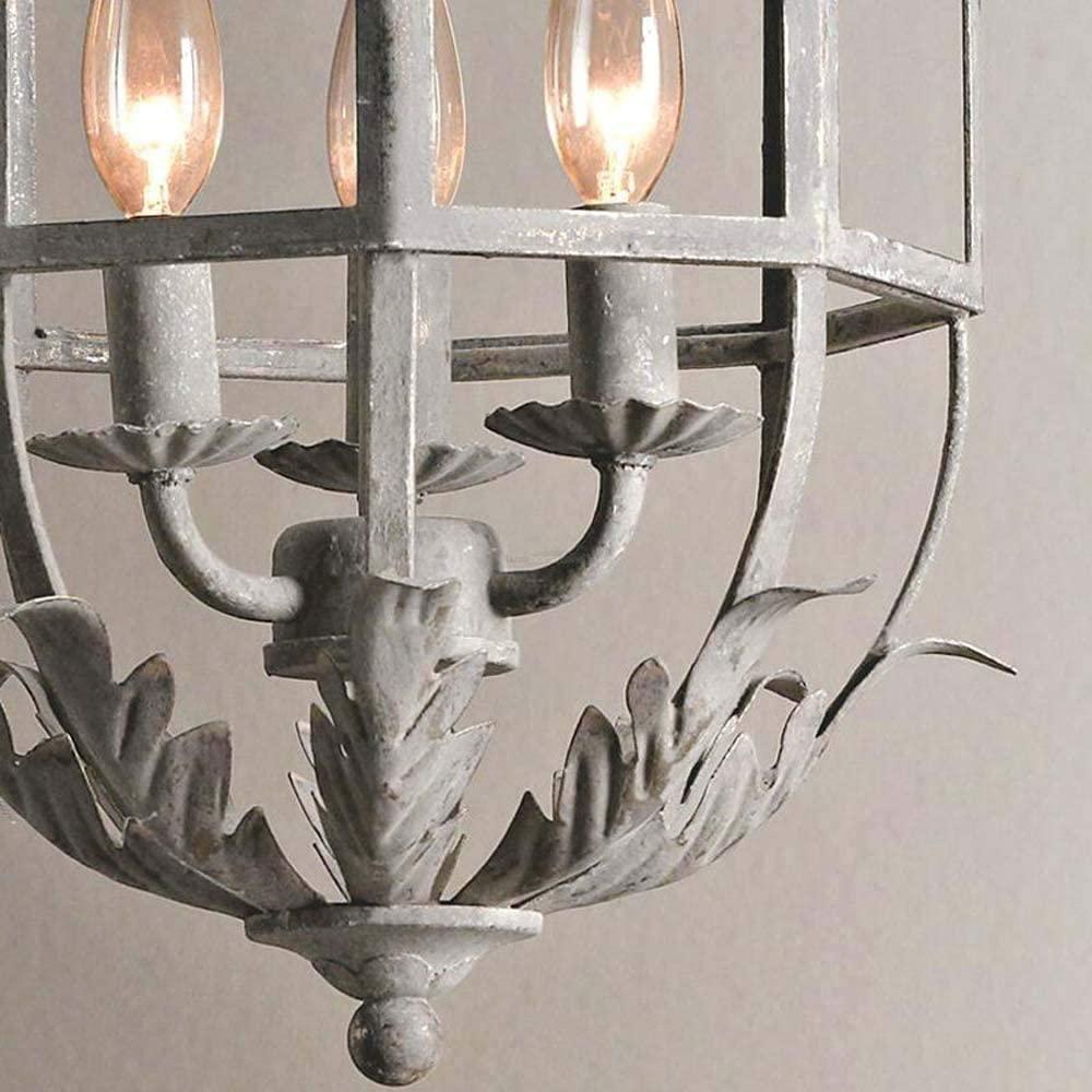 Lustre Retro Cage Chandelier Φ 11″-Sylvia Space