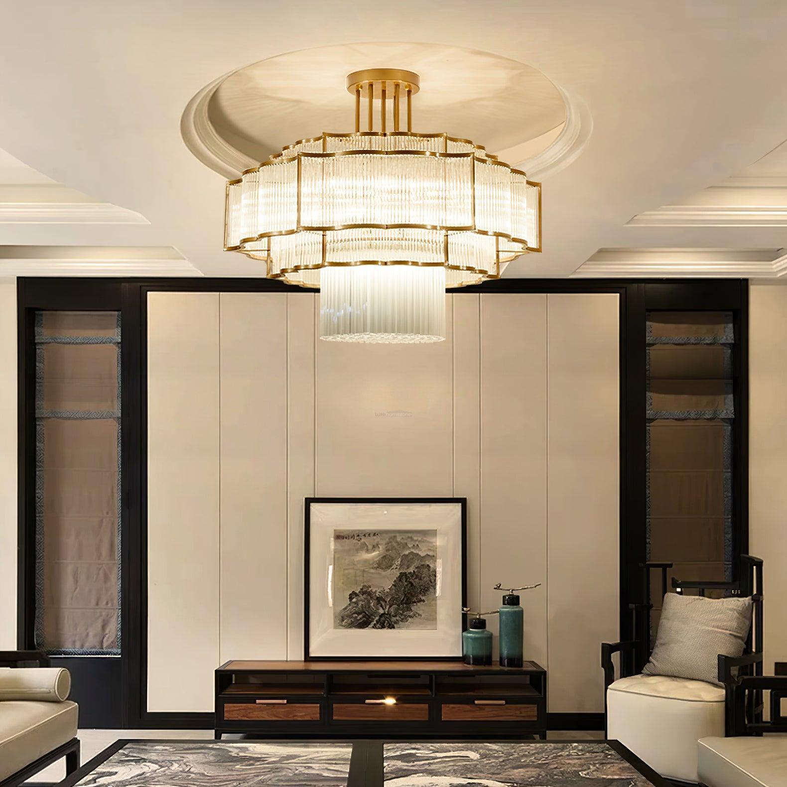 Pharo Ii Chandelier  ∅ 23.6″~39.4''-Sylvia Space