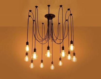 Spider Ceiling Chandelier with 5/8/10/12/15 heads-Sylvia Space