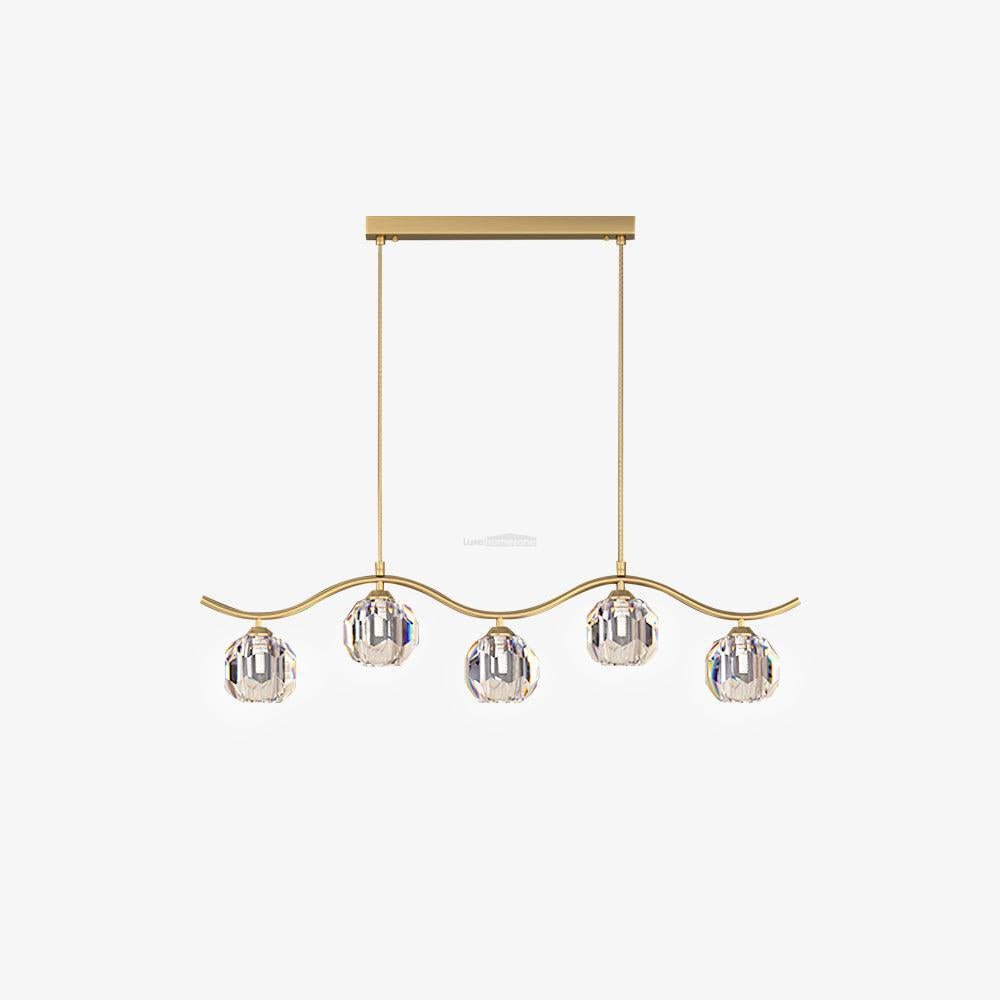 Eara Crystal Chandelier with 3/5/7 heads-Sylvia Space