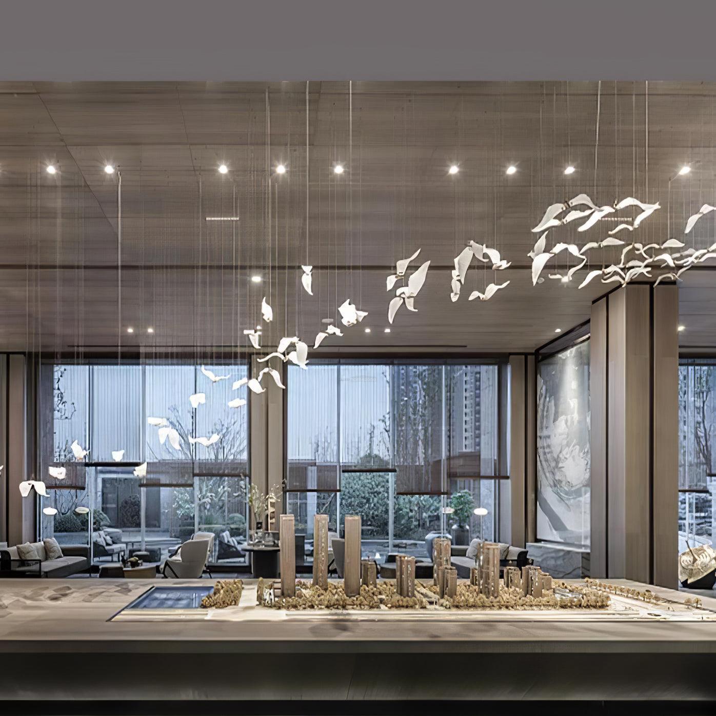 Large Seagull Chandelier with 1/3/5/7/9/11/12/18 heads-Sylvia Space