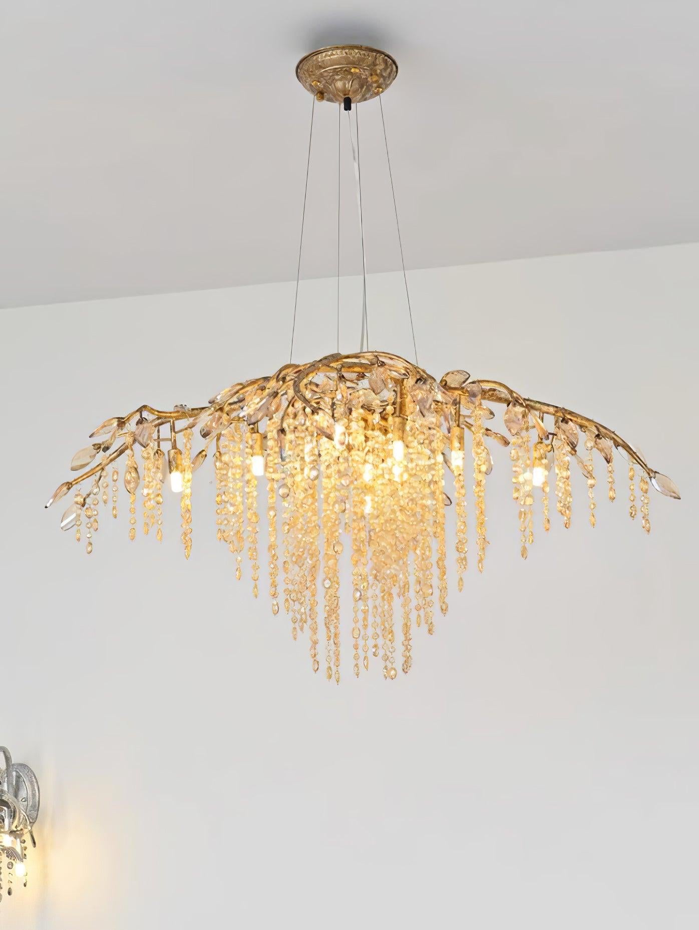 Autumn Twilight Round/Linear Chandelier-Sylvia Space
