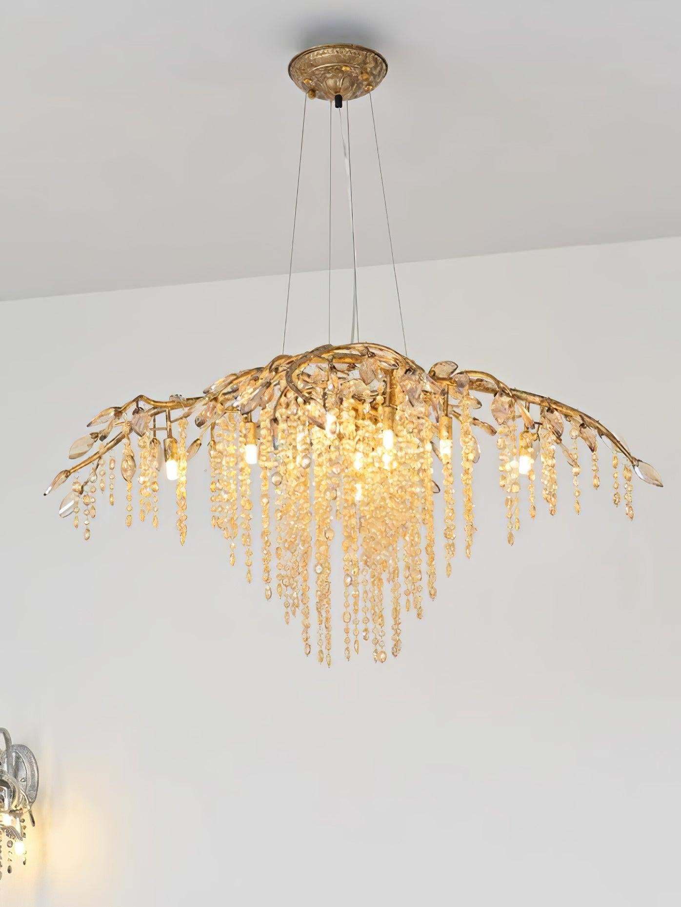 Autumn Twilight Round/Linear Chandelier-Sylvia Space