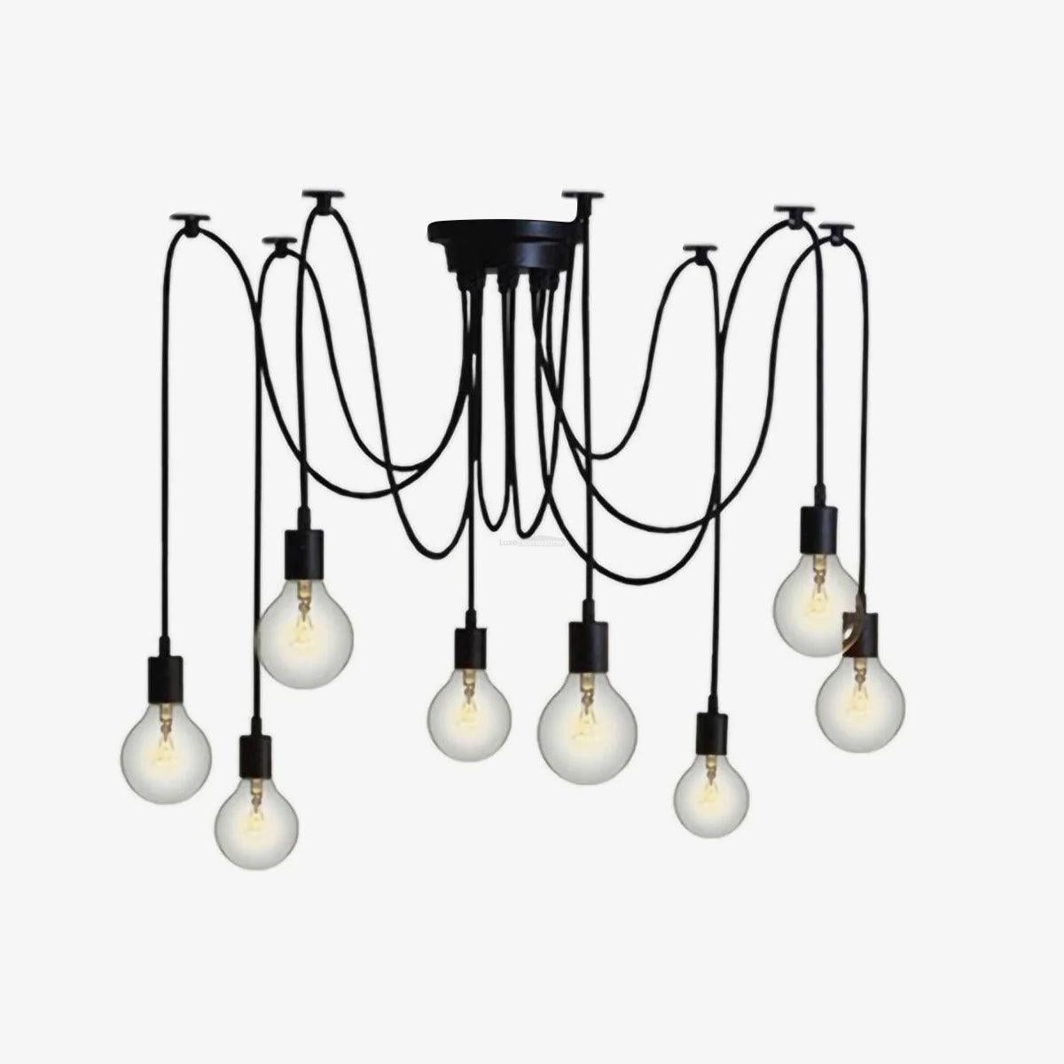 Spider Ceiling Chandelier with 5/8/10/12/15 heads-Sylvia Space