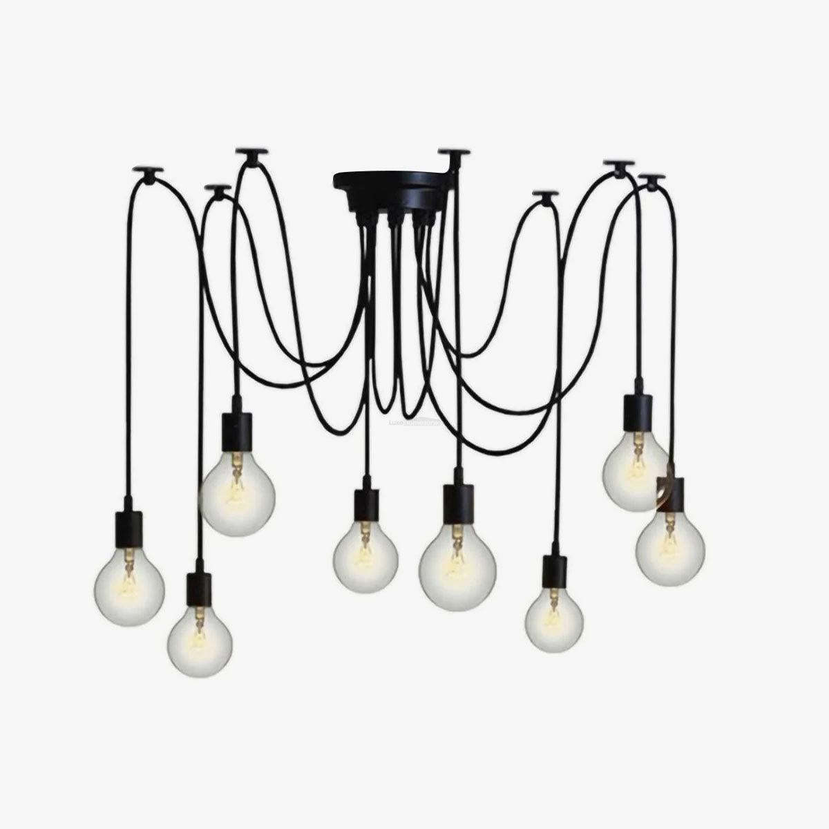 Spider Ceiling Chandelier with 5/8/10/12/15 heads-Sylvia Space