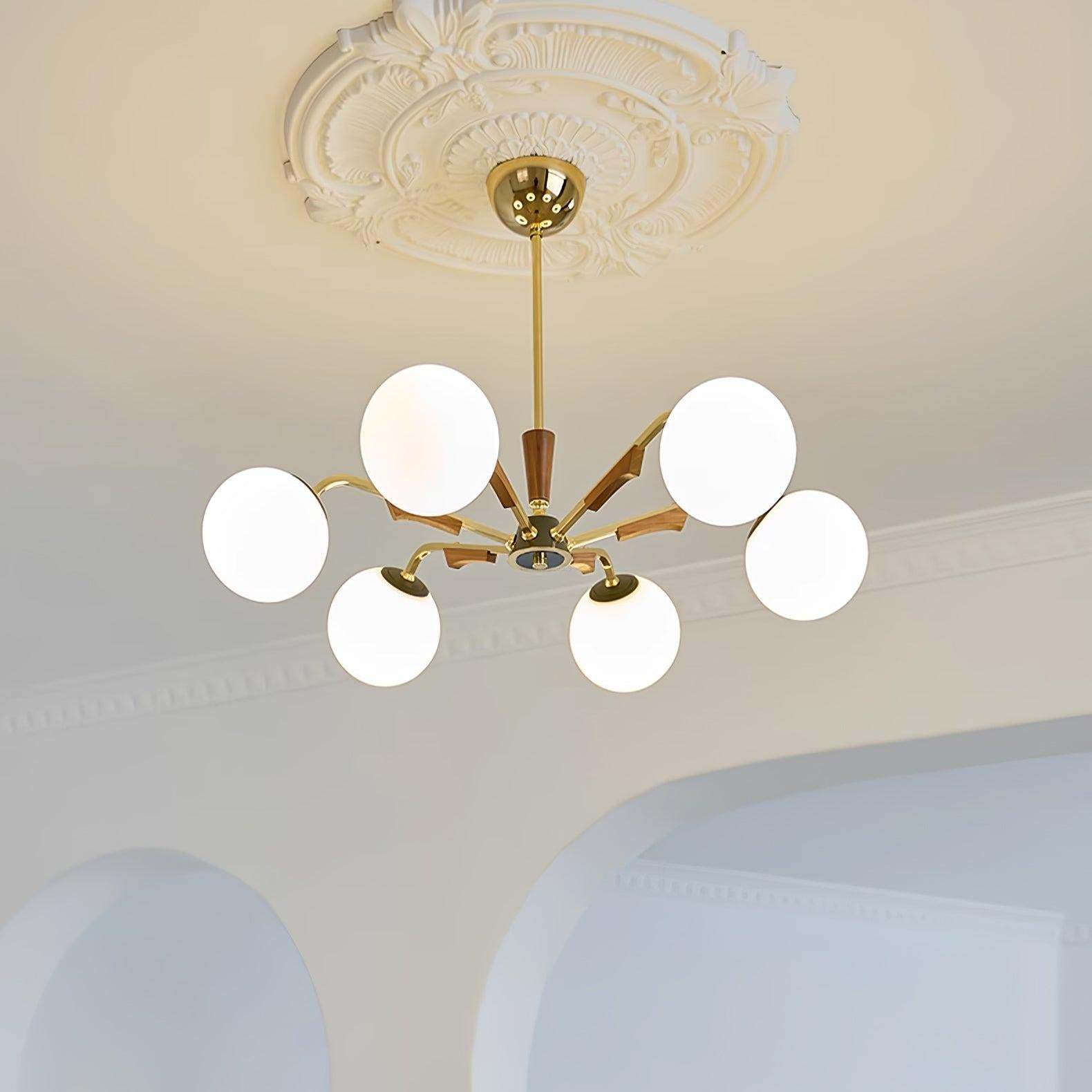 Jeri Sputnik Chandelier with 3/6/8 heads-Sylvia Space