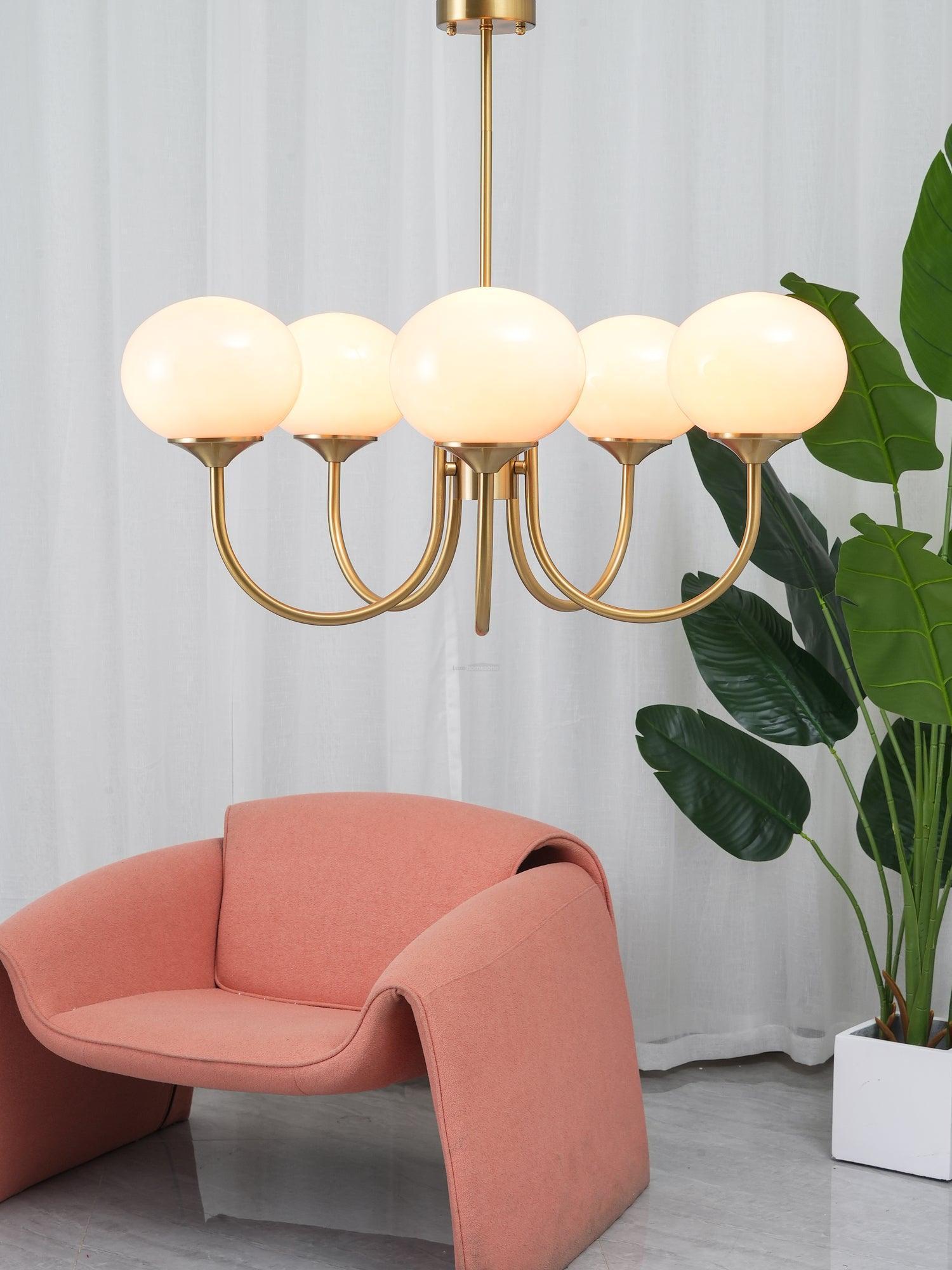 Marshmallow Chandelier 18''  26''-Sylvia Space