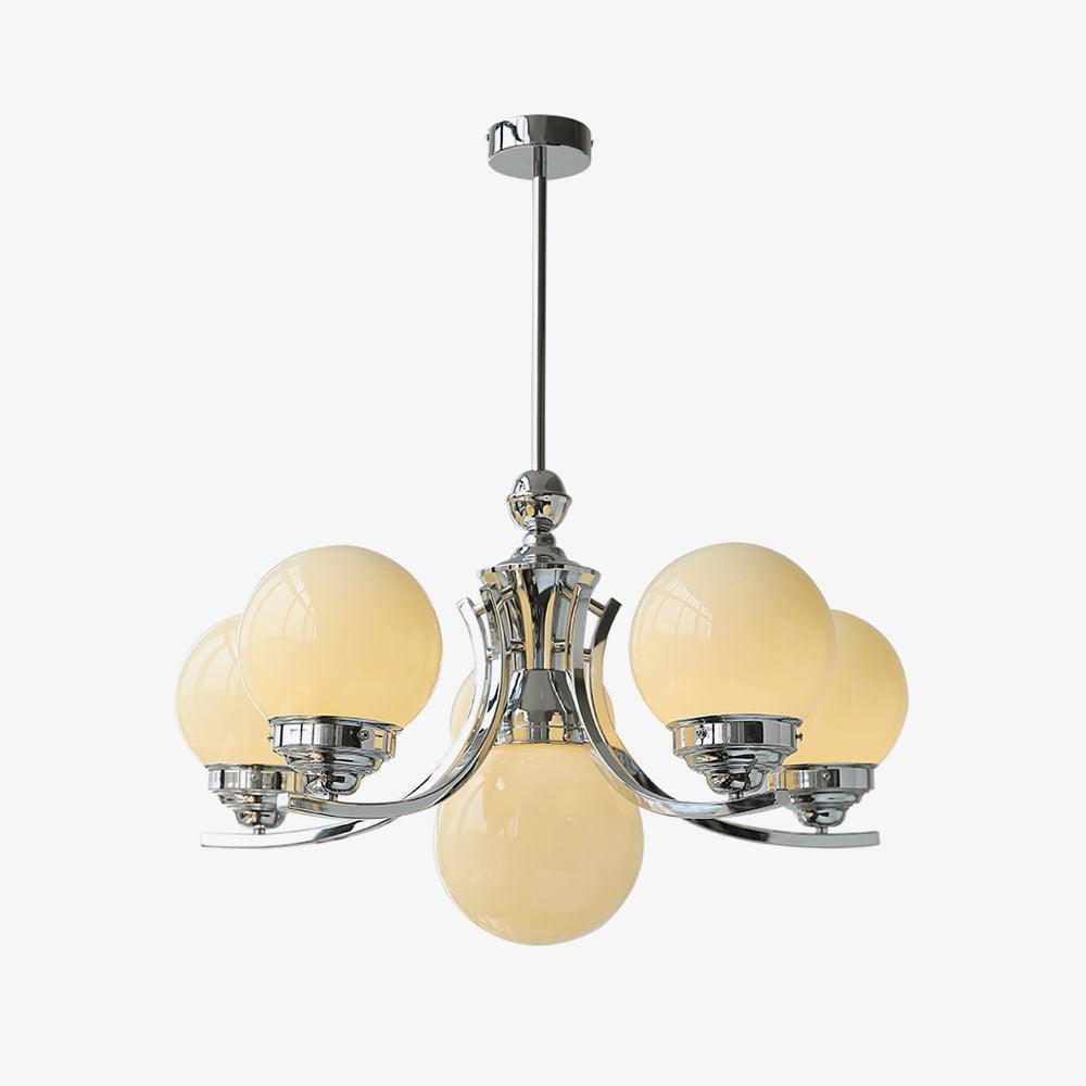 Dewdrop Globe Chandelier ∅ 21.7″-Sylvia Space