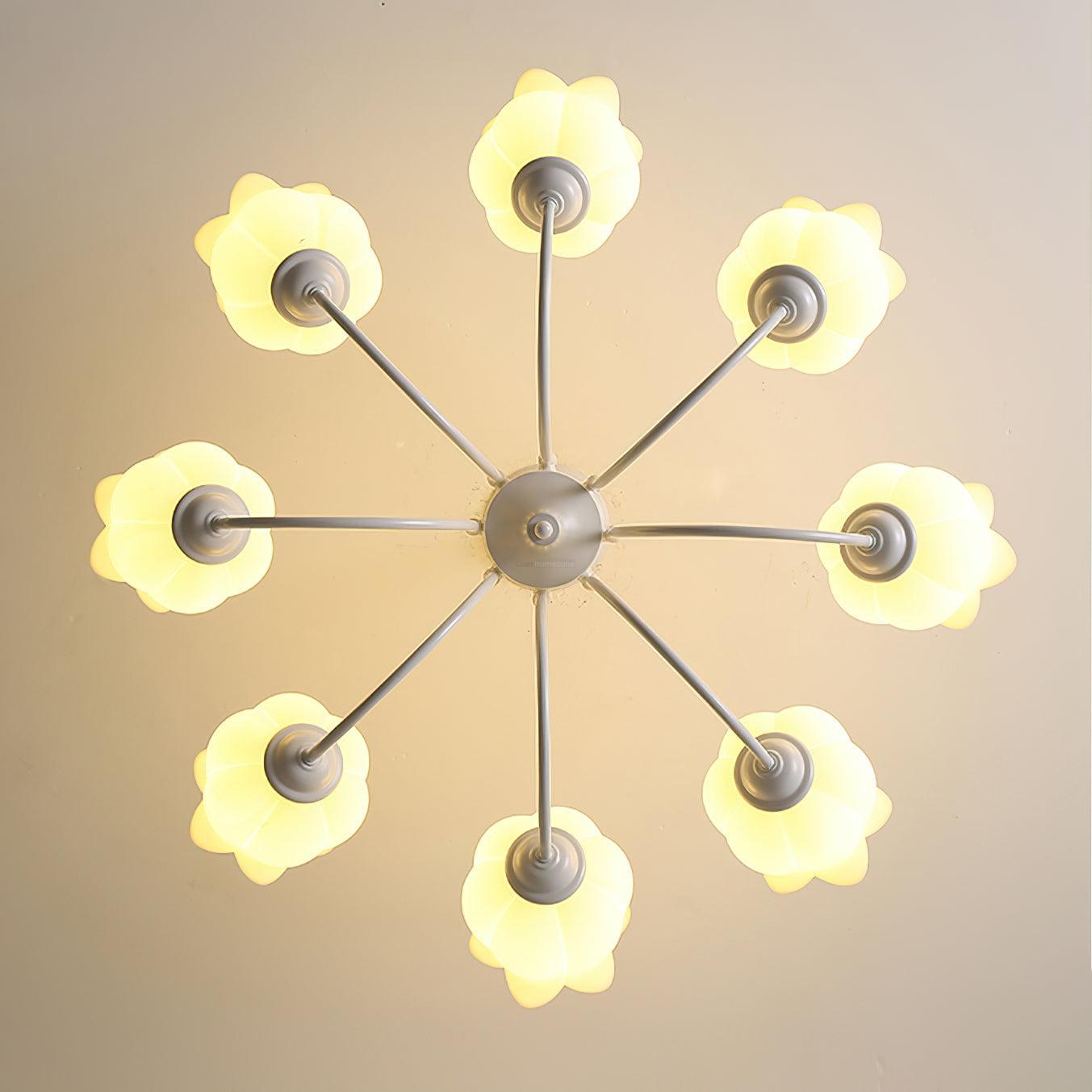 French Lily Chandelier with 3/5/6/8 heads-Sylvia Space
