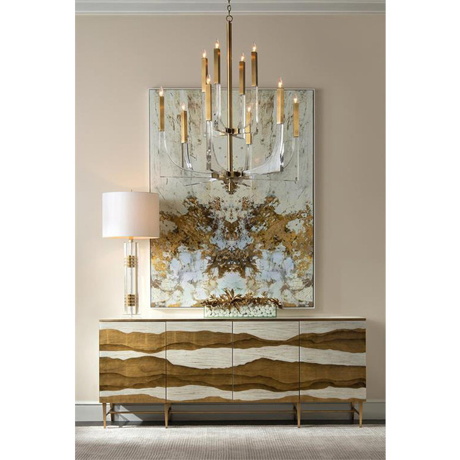 Acrylic Framed Arm Chandelier