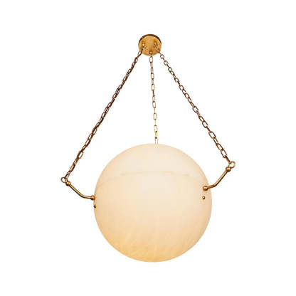 Anne Alabaster Sphere Chandelier 10'' 21.6''D