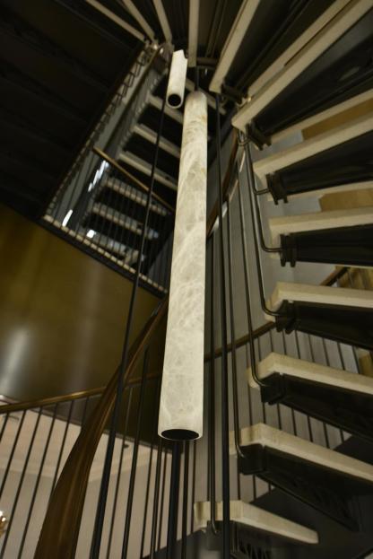 Bushra Alabaster Modern Indoor Kitchen Island Pendant Lighting