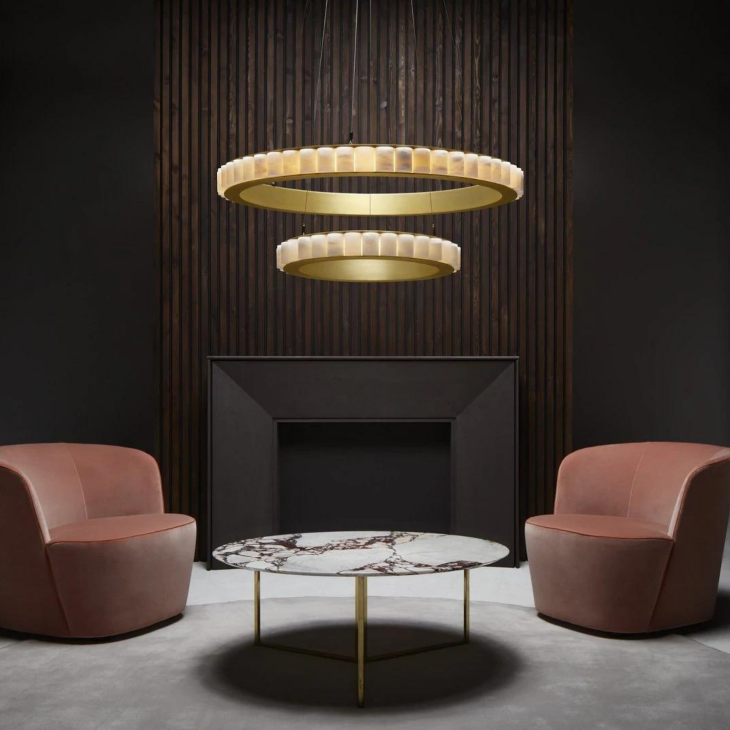 Avalon Halo Modern Chandelier - CTO Lighting-Sylvia Space