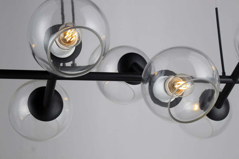 Branching Glass Globe Chandelier-Sylvia Space
