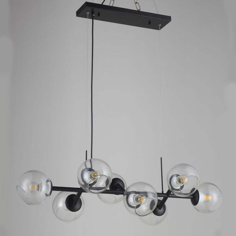 Branching Glass Globe Chandelier-Sylvia Space