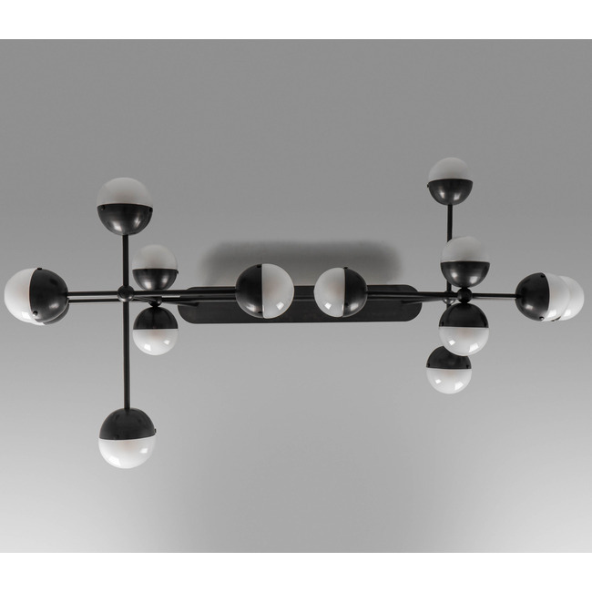 Molecule Linear Chandelier
