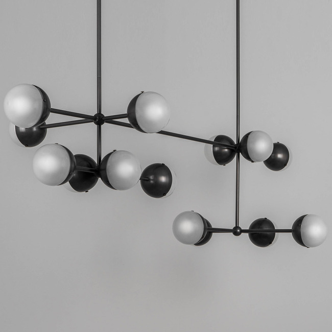 Molecule Linear Chandelier