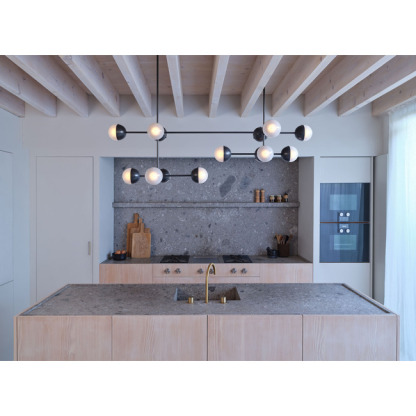 Molecule Linear Chandelier