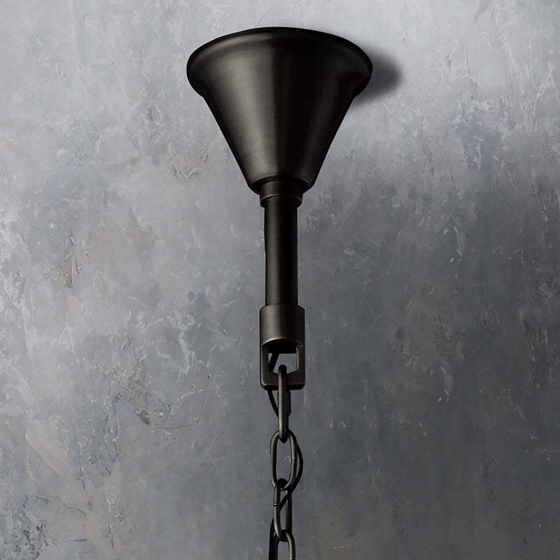 San Marc Handmade Glass 2-Tier Round Chandelier 22"-Sylvia Space
