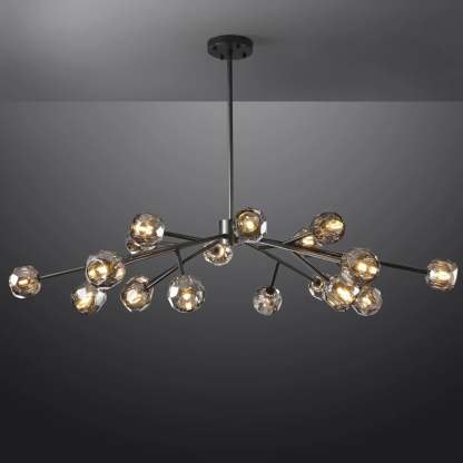 Bouble De Crystal Round Chandelier 60"