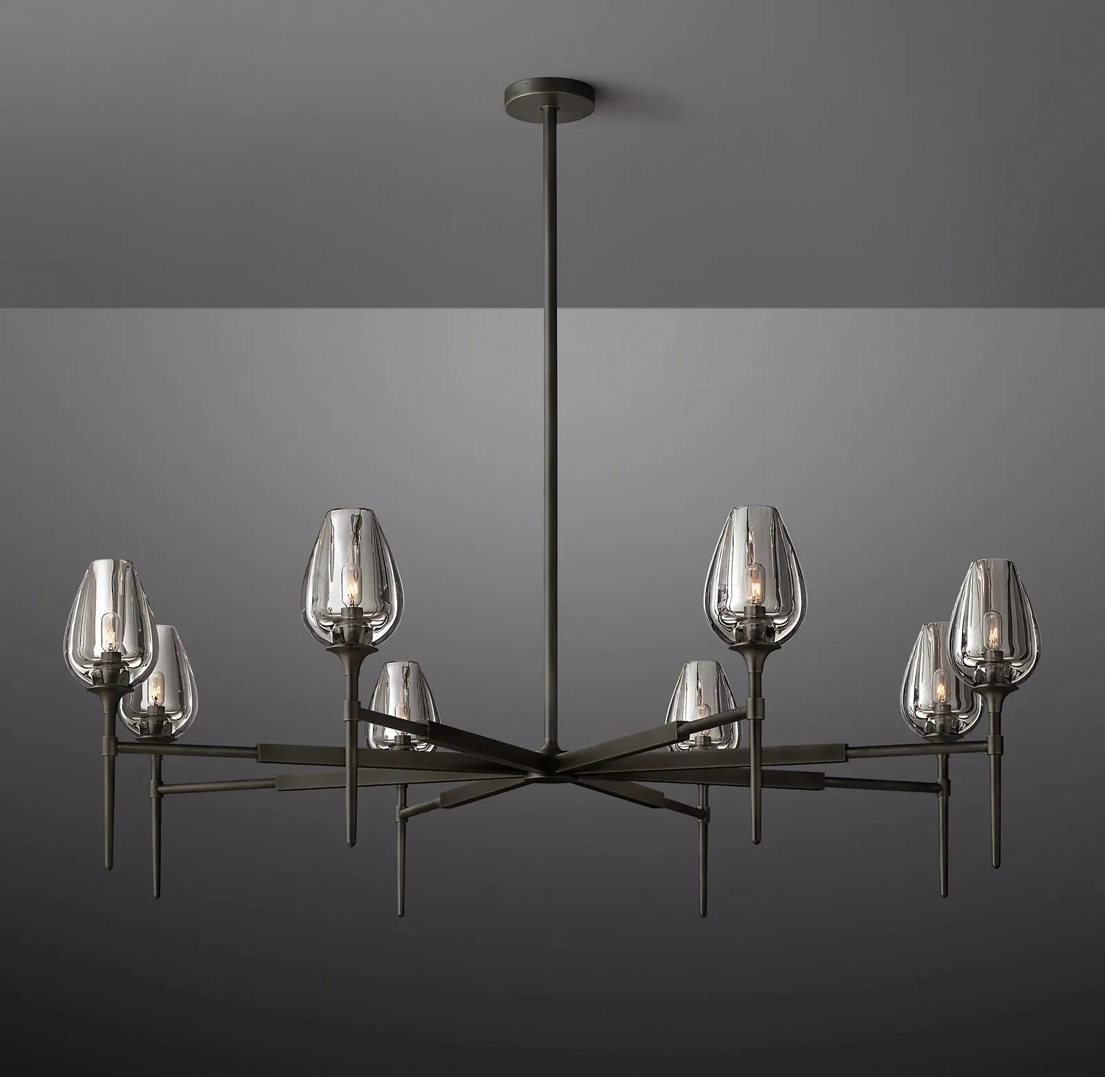Tulip Round Chandelier 54"