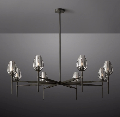 Tulip Round Chandelier 54"