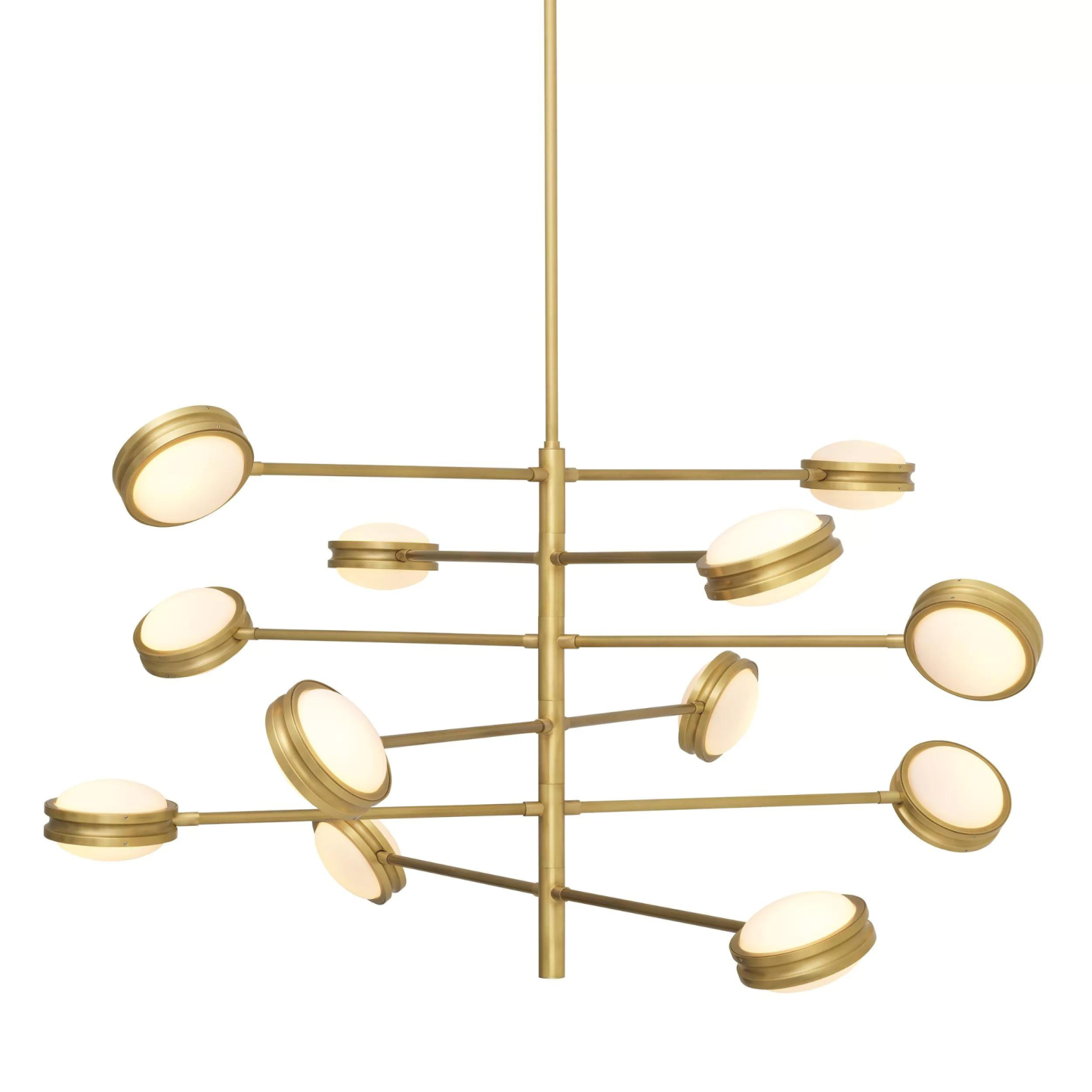 Blaize Modern Brass Chandelier - Eichholtz-Sylvia Space