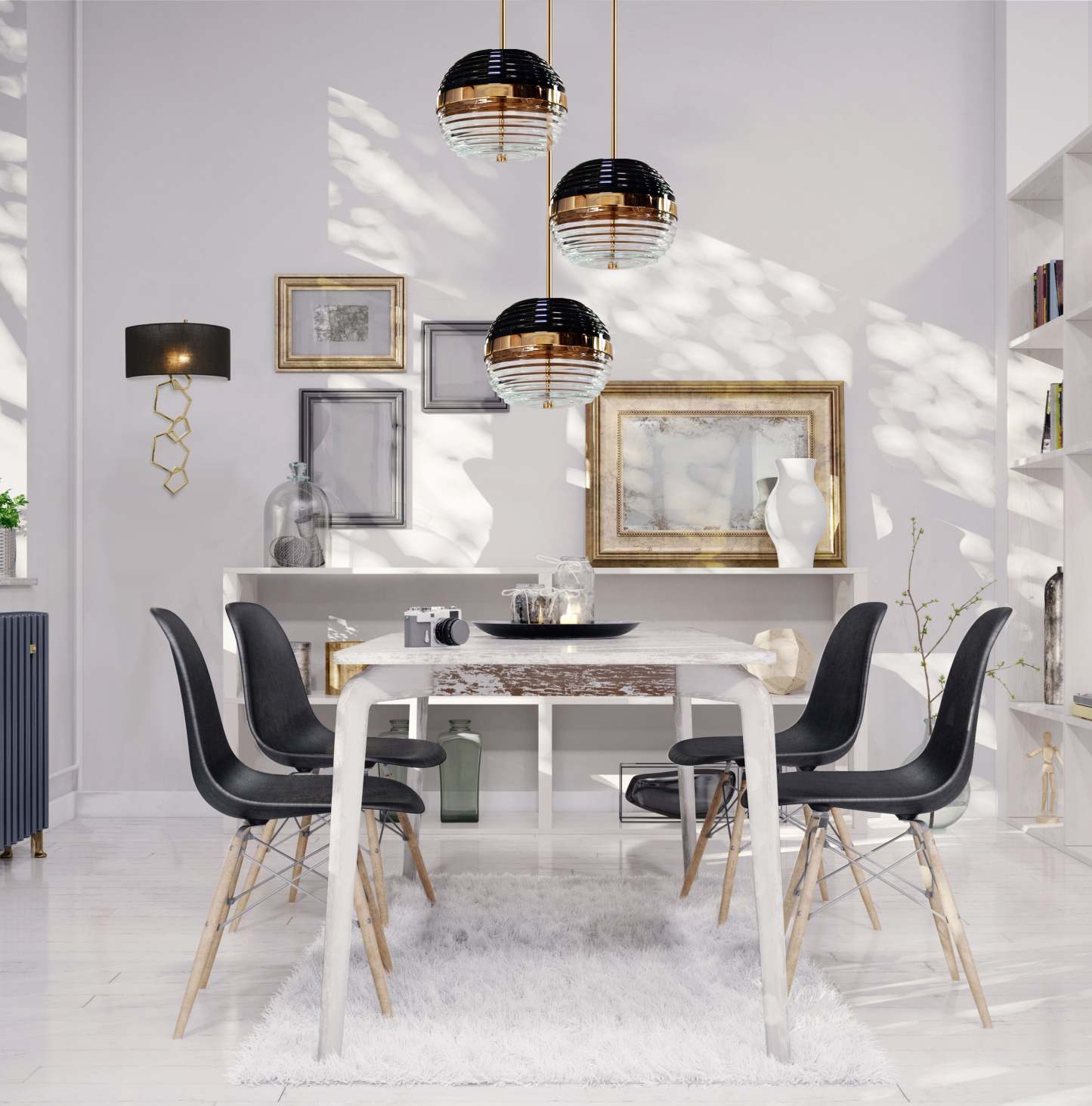Brando 3 Light Modern Chandelier - Villa Lumi-Sylvia Space