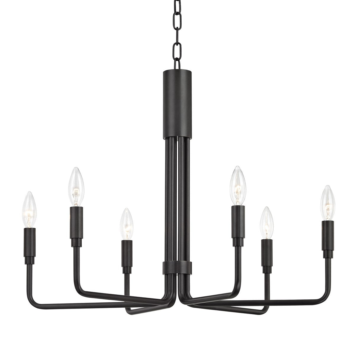 Brigitte Modern Brass Chandelier [2 Sizes] - Mitzi-Sylvia Space