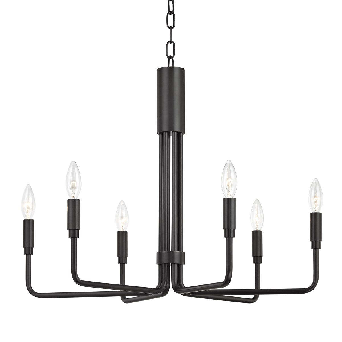 Brigitte Modern Brass Chandelier [2 Sizes] - Mitzi-Sylvia Space