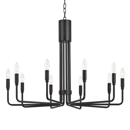 Brigitte Modern Brass Chandelier [2 Sizes] - Mitzi-Sylvia Space