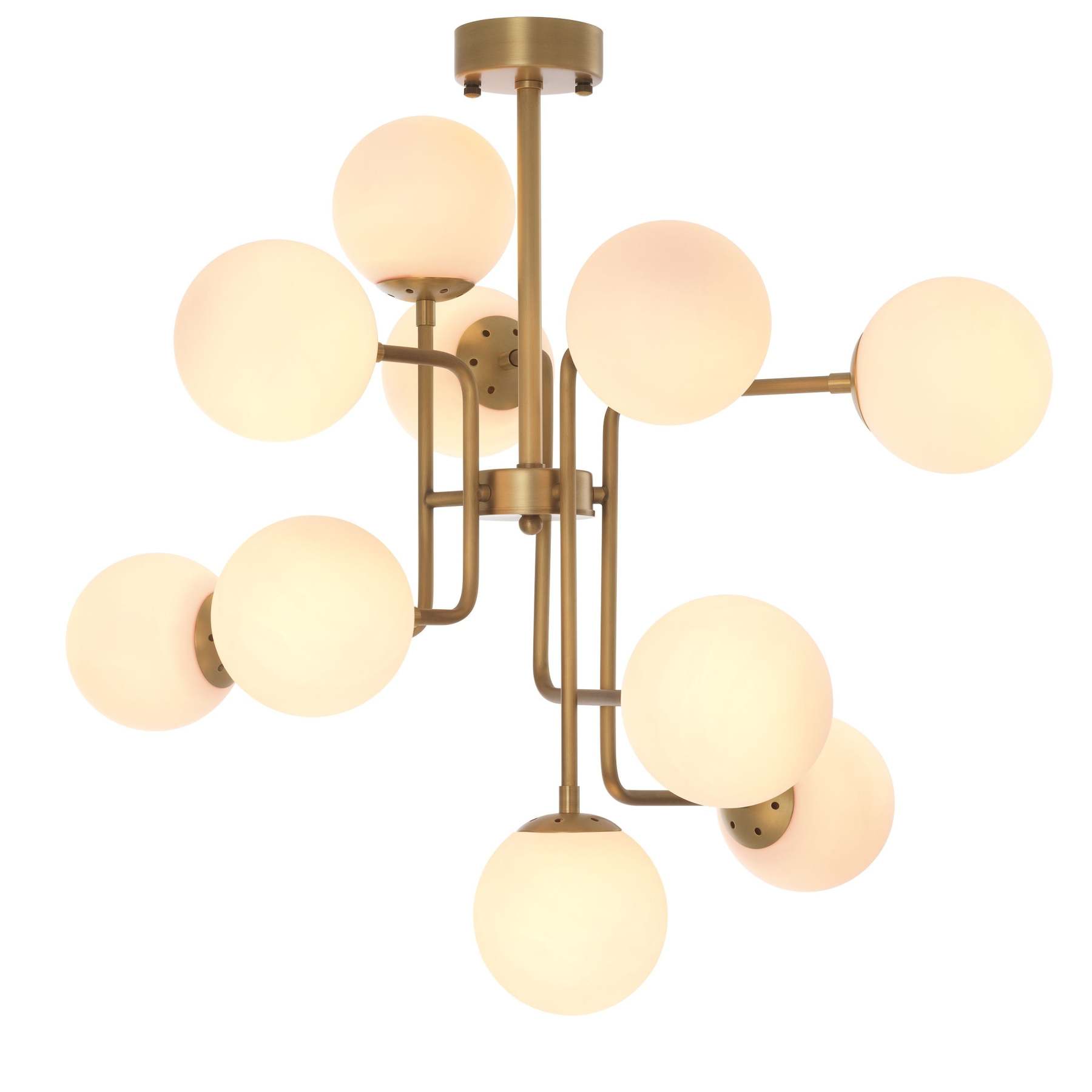 Chase Modern Brass Chandelier - [Brass] - Eichholtz-Sylvia Space