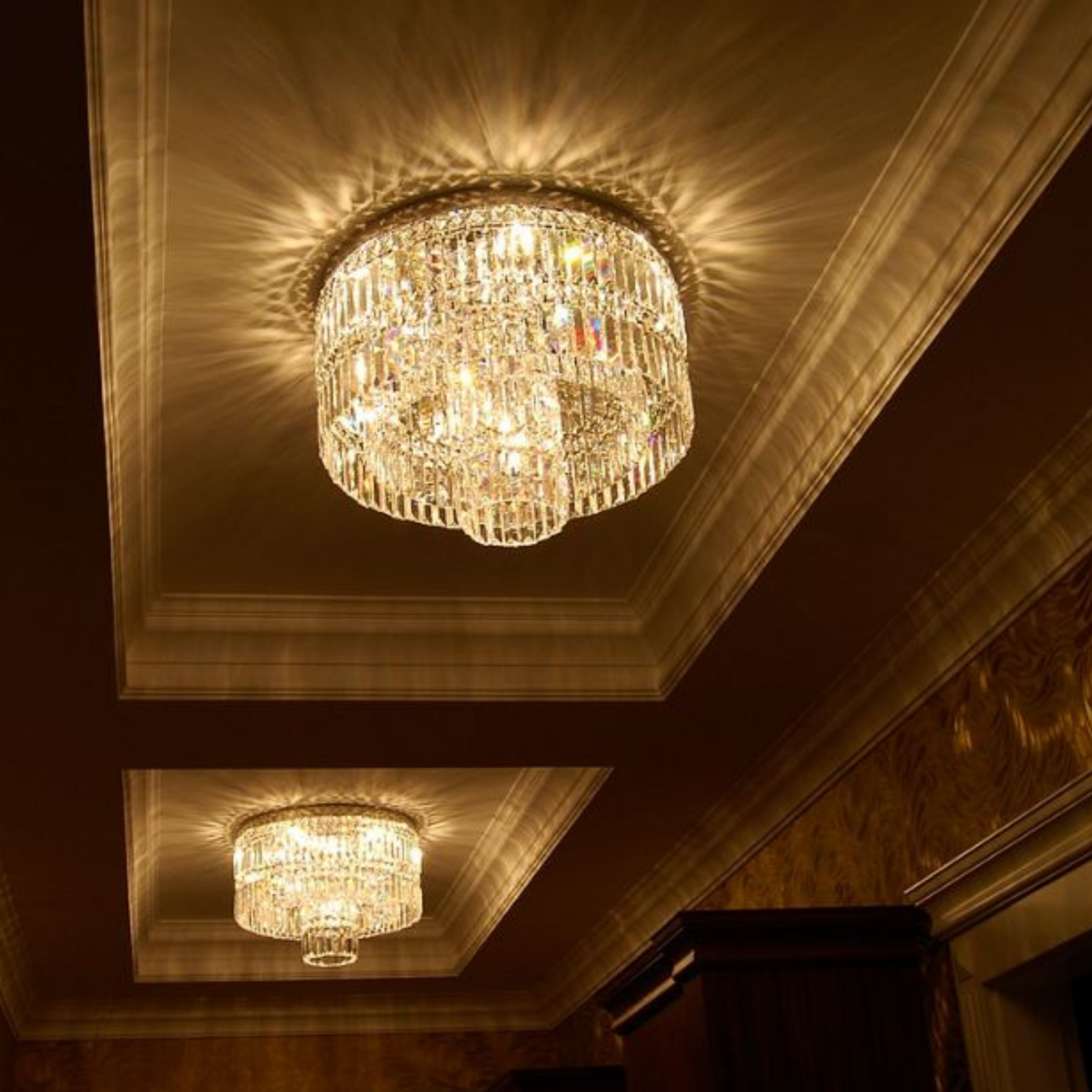 Circulus Modern Glass Chandelier - Luchiante-Sylvia Space