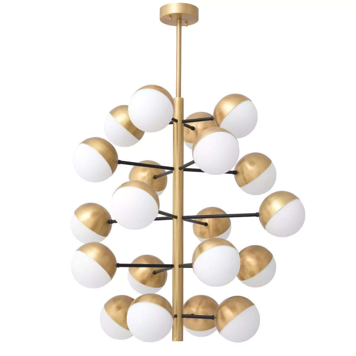 Cona L Modern Brass Chandelier - Eichholtz-Sylvia Space