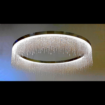Crystal Rain Modern Glass Chandelier - Luchiante-Sylvia Space