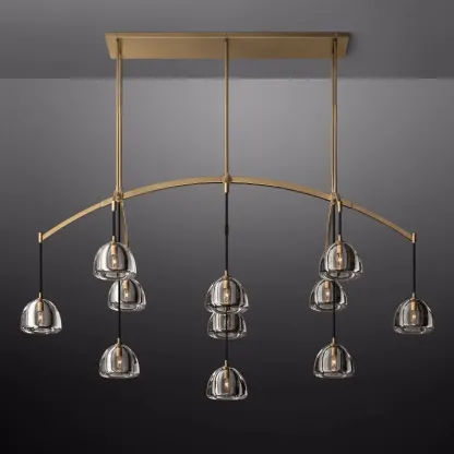 Hemisophere Linear Chandelier 72''