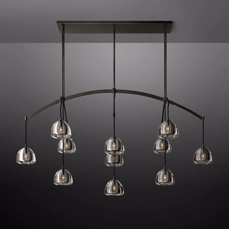 Hemisophere Linear Chandelier 72''